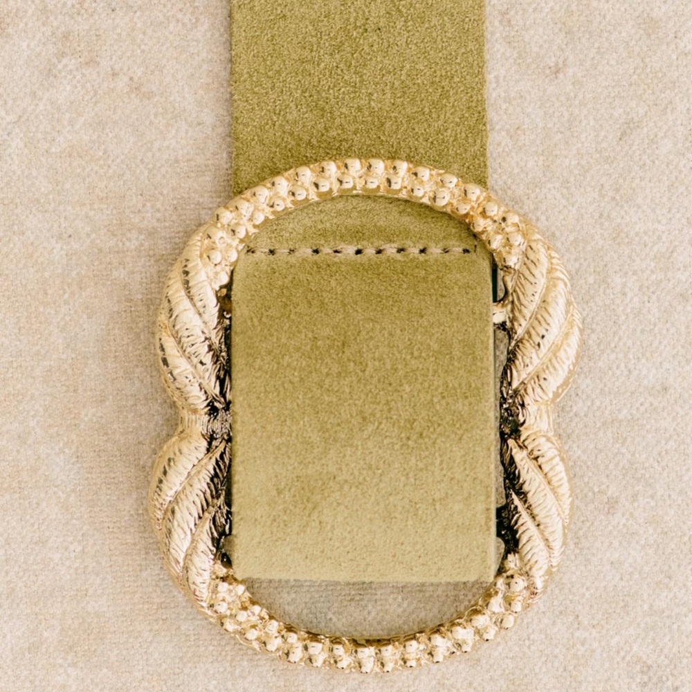 Sezane Artemis Belt - Pistachio Size 80cm
